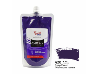 ROSA STUDIO FARBA  AKRYLOWA DARK VIOLET 420 200 ML