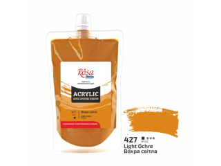 ROSA STUDIO FARBA  AKRYLOWA  LIGHT OCHRE 427 200 ML