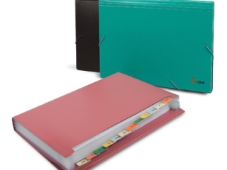 Teczka OFERTOWA 12 PRZEGR�DEK czerwona FO21643