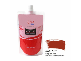 ROSA STUDIO FARBA AKRYLOWA ENGLISH RED 443 200 ML