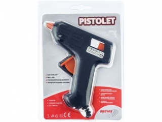 Pistolet do kleju termotopliwego  kolor: czarny  moc: 10 W