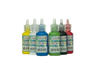 Klej kolorowy KL-1611 mix kol. 6x20g PROM