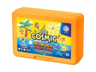 Plastelina ASTRA DrCosmic 5 kolorów pływająca