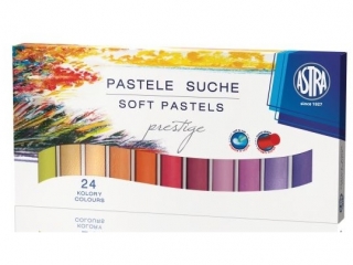 Pastele suche ASTRA Prestige okrągłe 24 kolory