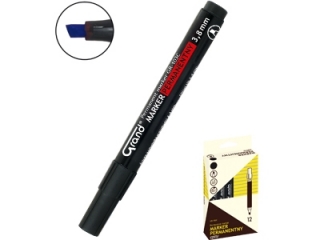 Markery permanentne GRAND city GR-103C, czarny a'12szt