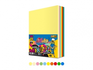 Papier ksero kolorowy A4 250k. PASTELLO 160g mix 10 kolorw 