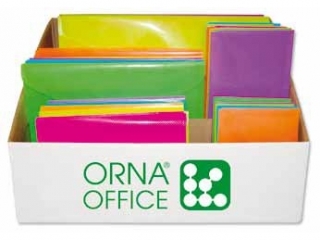 Teczka kopert. Na zatrzask DISPLAY 120 szt (A7, A6, A5, A4, DL ? po 24 szt) OR-248