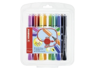 Flamastry STABILO Cappi etui 12szt.
