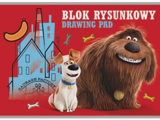 Blok rysunkowy A4 20k. MAJEWSKI Pets