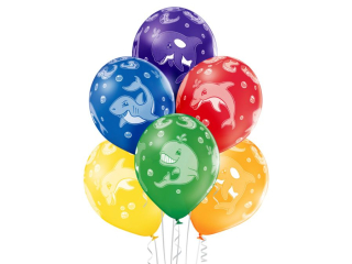 Balony BN06-308 - Zwierzęta morskie - op. 6 szt.