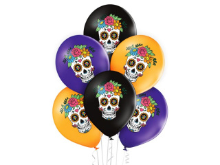 Balony BN06-576 - Czaszki - op. 6 szt.