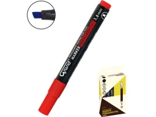 Marker permanent Grand �ci�tyA12 sztuk czerwony (KWP)