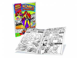 Kolorowanka ALEXANDER Komiks - Mega pochodnia i władca umysłów