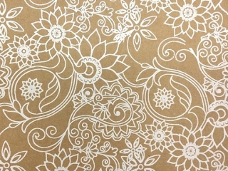 Papiery ozdobne HAPPY COLOR Kraft - Rośliny, 20x29cm, 10 ark