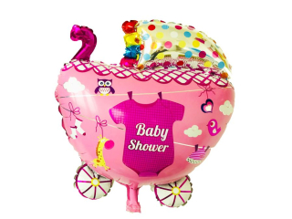 Balony foliowe BF-7699 wzek Baby Shower rowy PROM