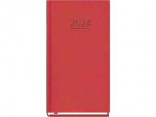 Kalendarz kieszonkowy MP 2024  - czerwony