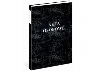 Teczki akt osob.(opr.twarda 04) CZARNE [opakowanie=5szt]