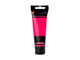 Farba akrylowa FTN-313 neonowa rowa tubka 75 ml.PROM