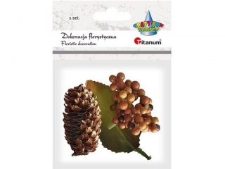 DEKORACJA GAZKA+ OWOCE 20609