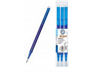 Wkłady wymazywalne ZENITH OOPS! niebieski 3szt.