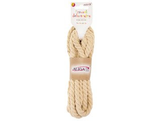 Sznurek baweniany SB-0797 biay, rozm. 8mm x 4m
