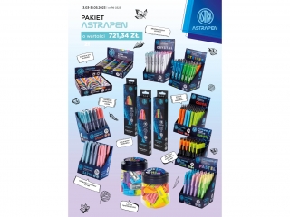 Pakiet promocyjny ASTRA P8 ASTRAPEN o wartoci 721, 34 z + gratis do wyboru