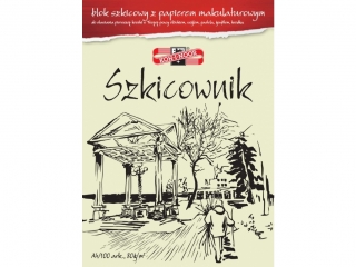 BLOK - SZKICOWNIK A4 Z PAPIERU MAKULATUROWEGO 80 G. 100 KART