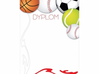 Dyplomy BENIAMIN sportowe A4 20szt. - Piki
