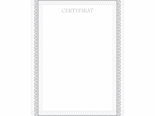 Dyplomy BENIAMIN okolicznociowe A4 20szt. - Certyfikat II