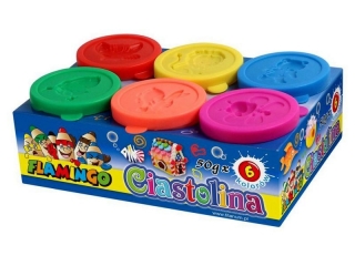 CIASTOLINA 6X50G FLAMINGO 2632
