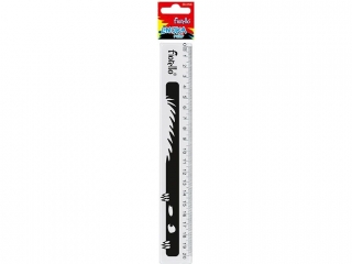 Linijka Fiorello EXTRA plastikowa 20 cm GR-896E [opakowanie=90szt] (SZK-48)
