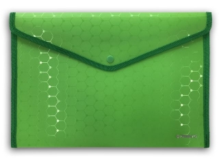 Koperta na zatrzask PENMATE A4 Lux - zielona