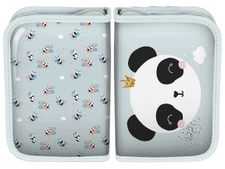 Piórnik z klapkami PASO Panda