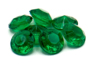 Kryształki MT-7769 zielone 5mm op.15g PROM