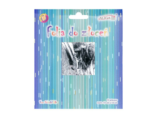Folia do zoce MT-6621 srebrna, op. 10ark., rozm. 14 x 14cm