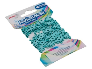 Łańcuszek kwiatki długość: 1 m kolor: niebieski