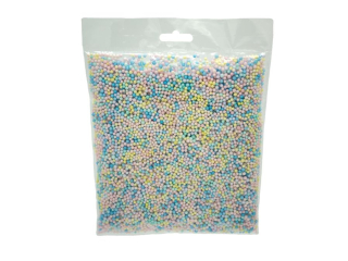 Kulki styropianowe KSK-9649 średn. 4 mm, 10 g - mix kolor