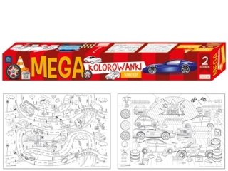 Megakolorowanka Samochody