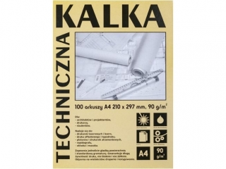 Kalka krelarska KOH-I-NOOR Diamant A4 100ark. 90g