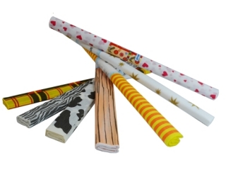 Bibua papierowa marszczona op. 10 szt. wzorzysta 4081