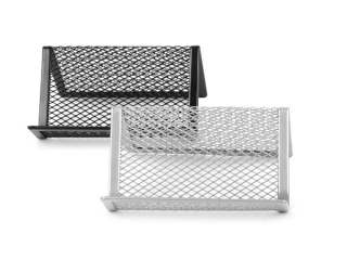 Wizytownik �amany siatka czarny FO30548 [opakowanie=36szt]