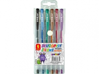 Dugopisy elowe metalik FUN&JOY 6 kolorw