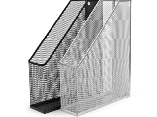 Segregator na dokumenty siatka 1P srebrny FO30623
