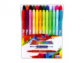 DONG-A PISAKI DWUSTRONNY MY COLOR 2, 24 KOLORY