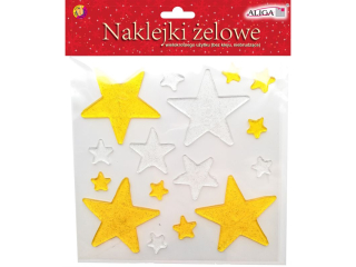 Naklejki żelowe ZNK-5888 gwiazdki 19x19cm PROM
