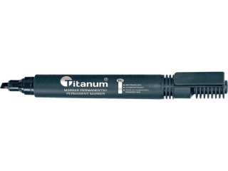 Marker permanentny TITANUM Py1026-02 Czarny