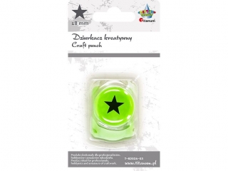 Dziurkacz z motywem 18mm wz�r nr 1 Gwiazda pe�na