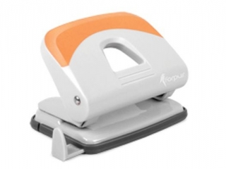 Dziurkacz 20 kartek  METAL mi�kki uchwyt pomara�czowy FO61548 [opakowanie=12szt]