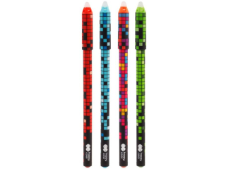 D�ugopis wymazywalny Pixi Blox, 0.5mm, niebieski, � Happy Color [opakowanie=12szt]