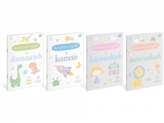 Kolorowanka INTERDRUK A4 16k. z naklejkami Rozemiane zagadki